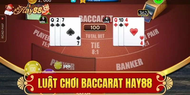 luật chơi Baccarat Hay88
