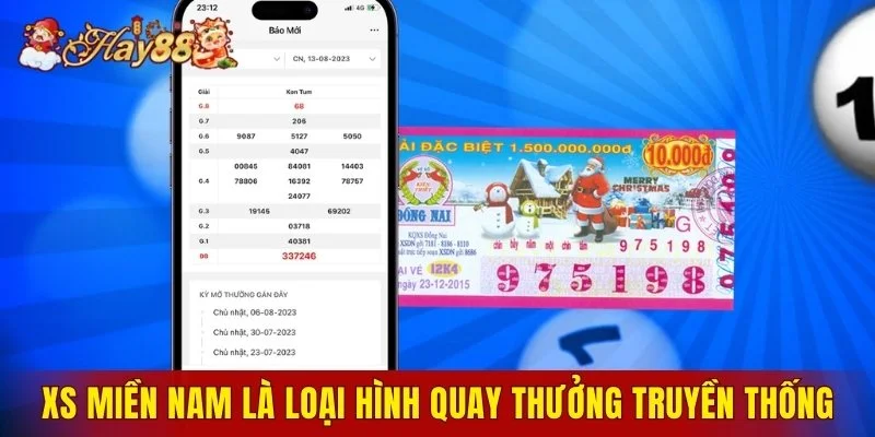 Xổ số miền Nam là loại hình quay thưởng truyền thống